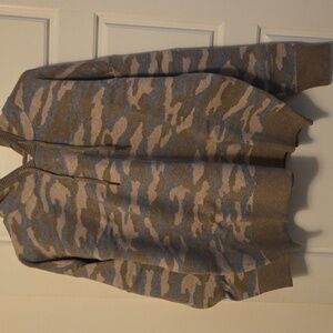 Christian Siriano Camouflage Sweater - Brown and Gray
